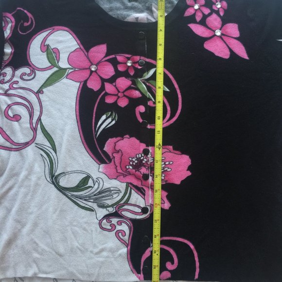 Sylvia OH by Le Mieux Studio Cardigan Sweater Size 4 - Picture 7 of 11